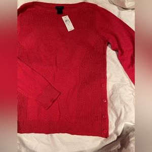 Ann Taylor Orange Sweater NWT